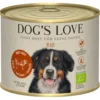 DOG'S LOVE Nassfutter für Hunde Bio, 6 x 200 g