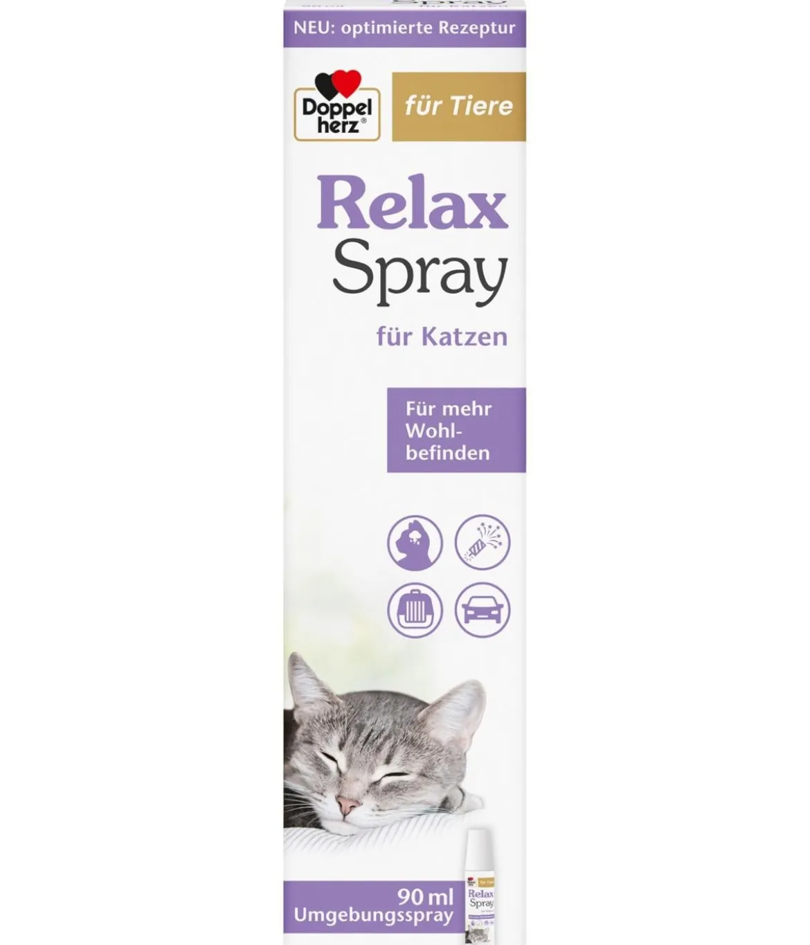 Doppelherz Relaxspray für Katzen, 90 ml