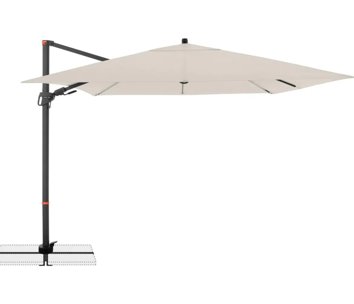 Doppler Ampelschirm myZone AX, quadratisch, ca. B280/T280 cm