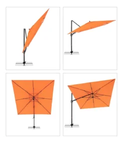 Doppler Ampelschirm myZone AX, quadratisch, ca. B280/T280 cm