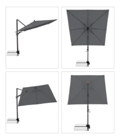 Doppler Ampelschirm myZone AX, quadratisch, ca. B210/T210 cm