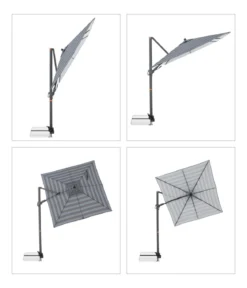 Doppler Ampelschirm myZone AX, quadratisch, ca. B210/T210 cm