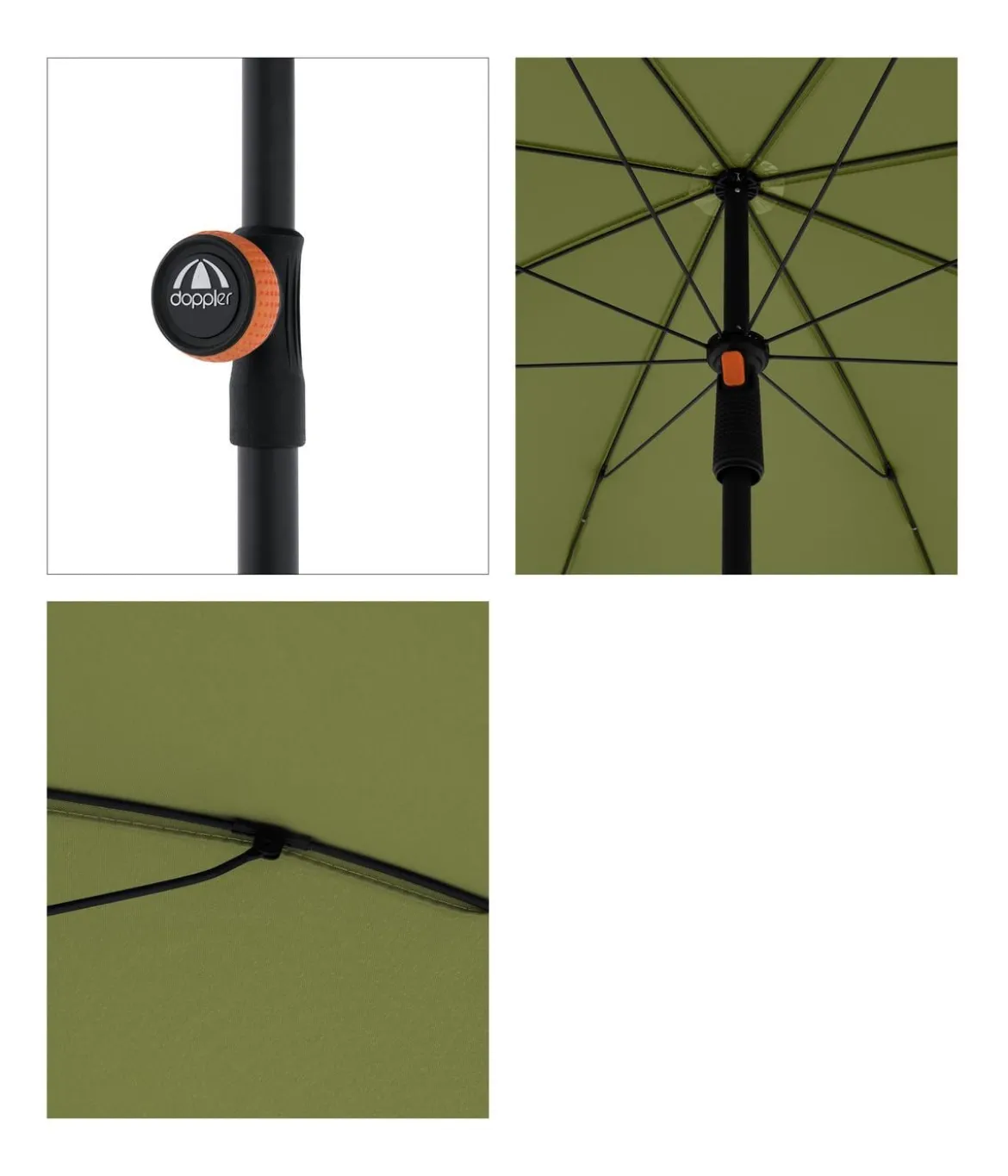 Doppler Balkonschirm myZone, rund, ca. Ø200 cm