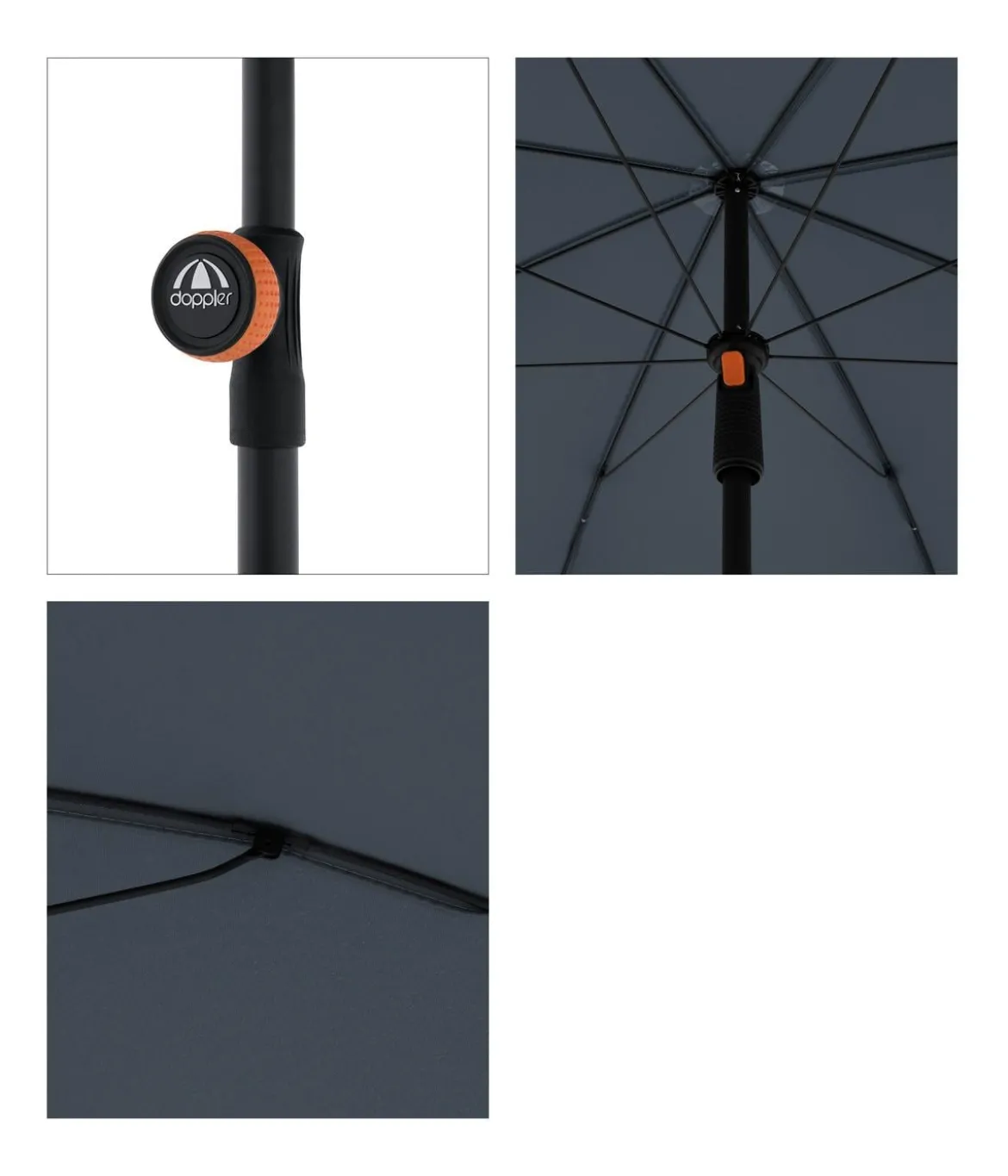 Doppler Balkonschirm myZone, rund, ca. Ø200 cm