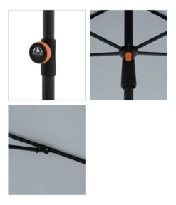 Doppler Balkonschirm myZone, rechteckig, ca. B190/T125 cm