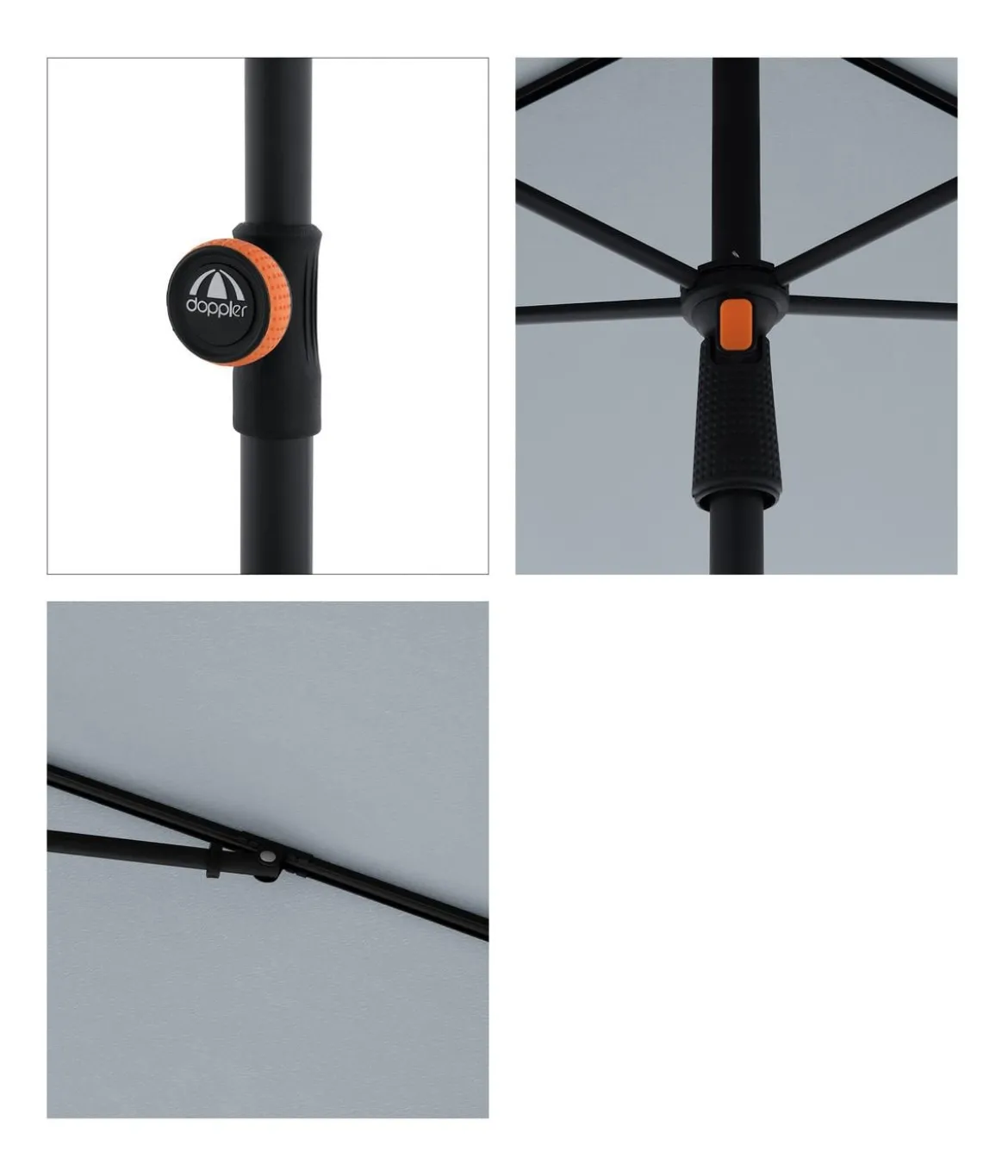 Doppler Balkonschirm myZone, rechteckig, ca. B190/T125 cm