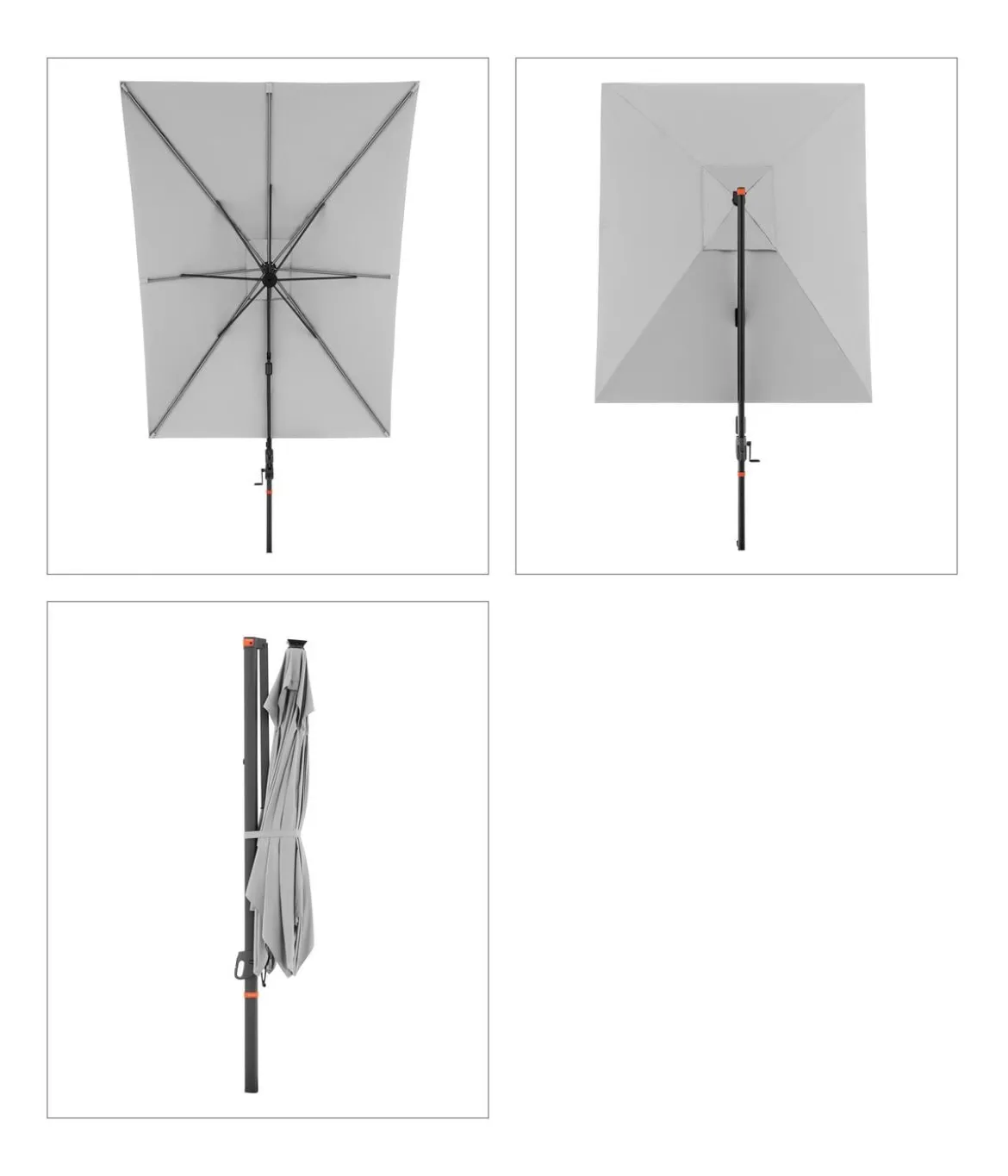 Doppler Pendelschirm myZone AX LED, rechteckig, ca. B300/T220 cm