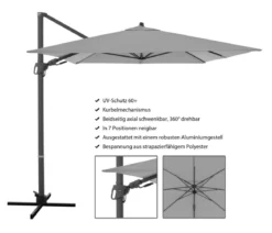 Doppler Pendelschirm myZone AX, rechteckig, ca. B320/T240 cm