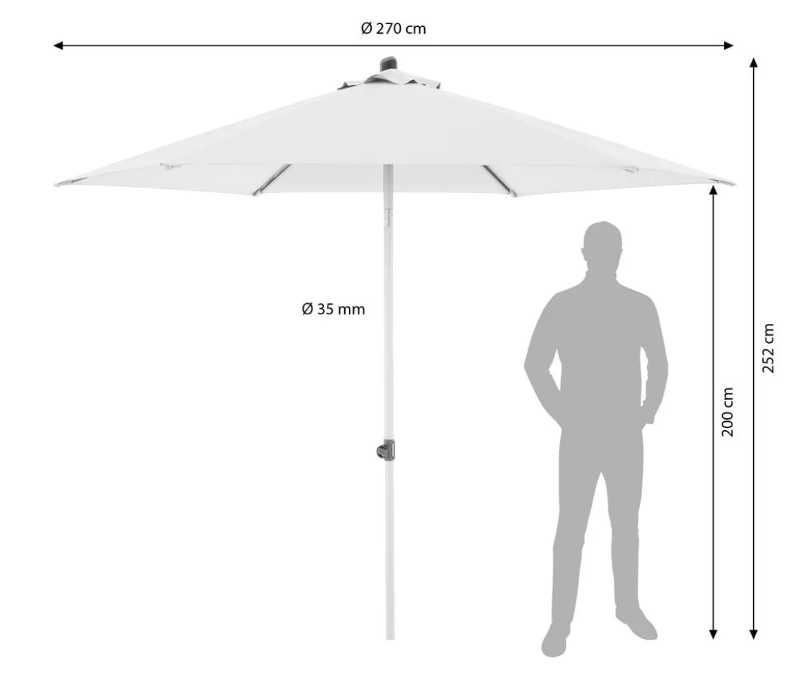 Doppler Sonnenschirm ACT NEO Push Up, rund, ca. Ø270 cm
