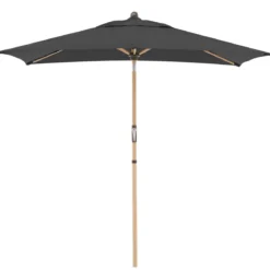 Doppler Sonnenschirm Aluwood Ultra, rechteckig, ca. B210/T140 cm