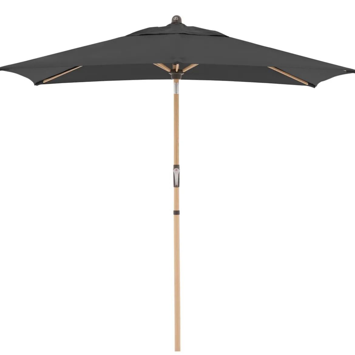 Doppler Sonnenschirm Aluwood Ultra, rechteckig, ca. B210/T140 cm