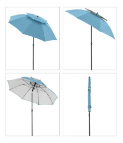 Doppler Sonnenschirm Windprofi Neo, rund, ca. Ø200 cm