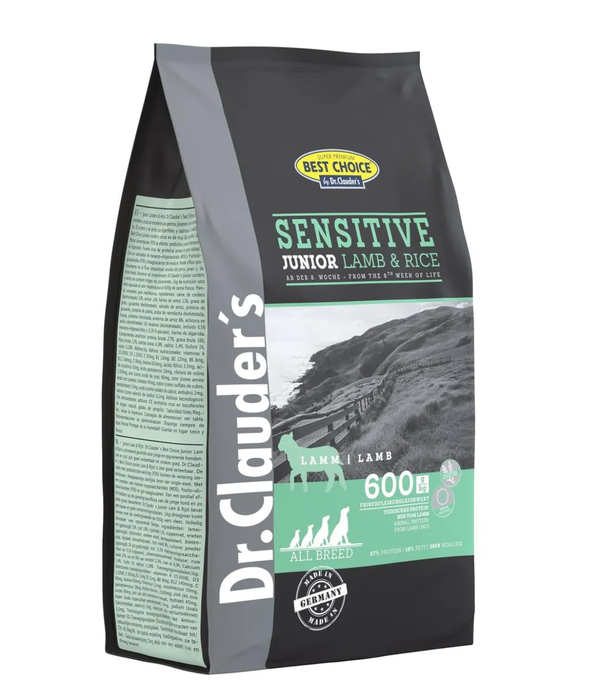 Dr. Clauder's® Trockenfutter für Hunde Best Choice Junior Sensitive All Breed