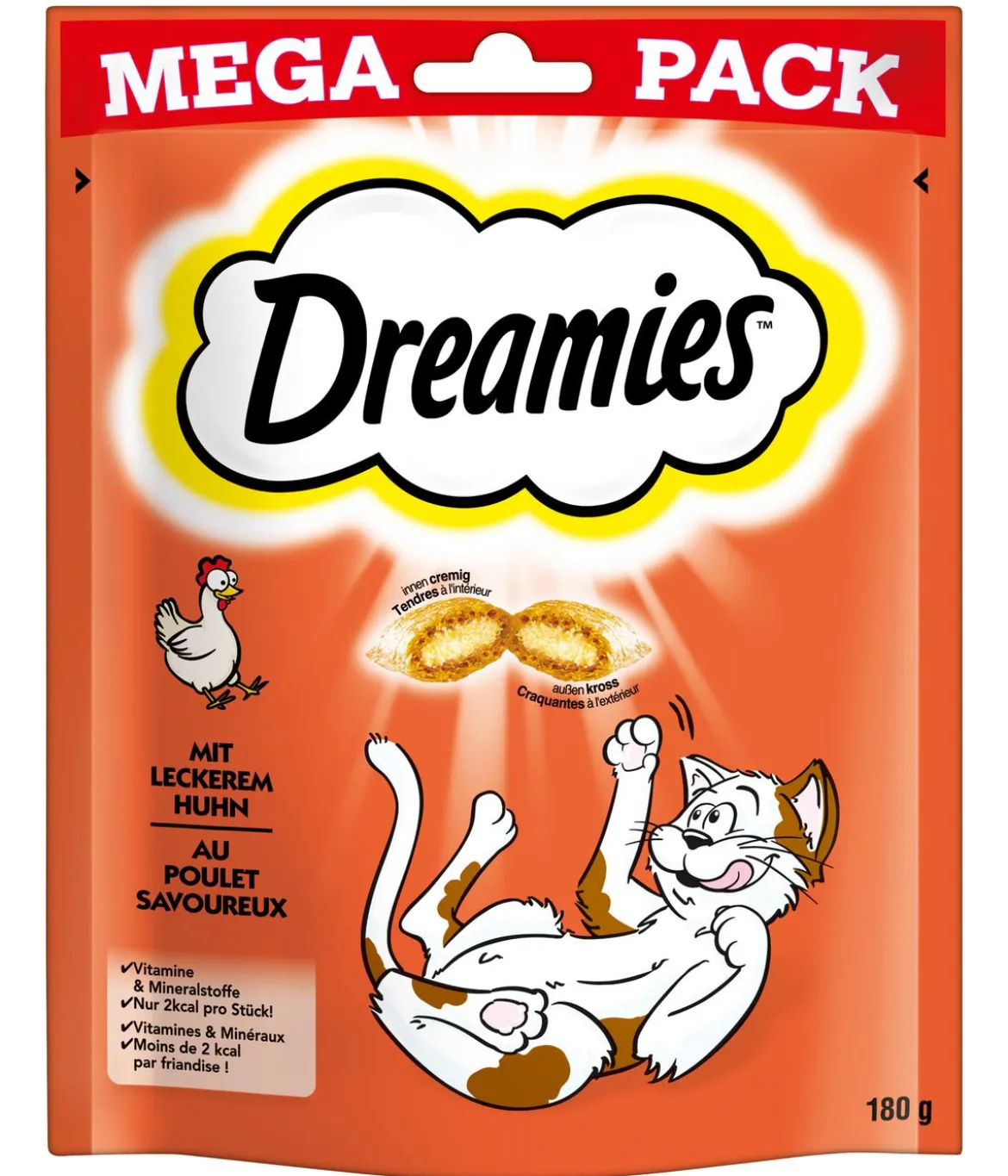 Dreamies™ Katzensnack, Megapack, 180 g