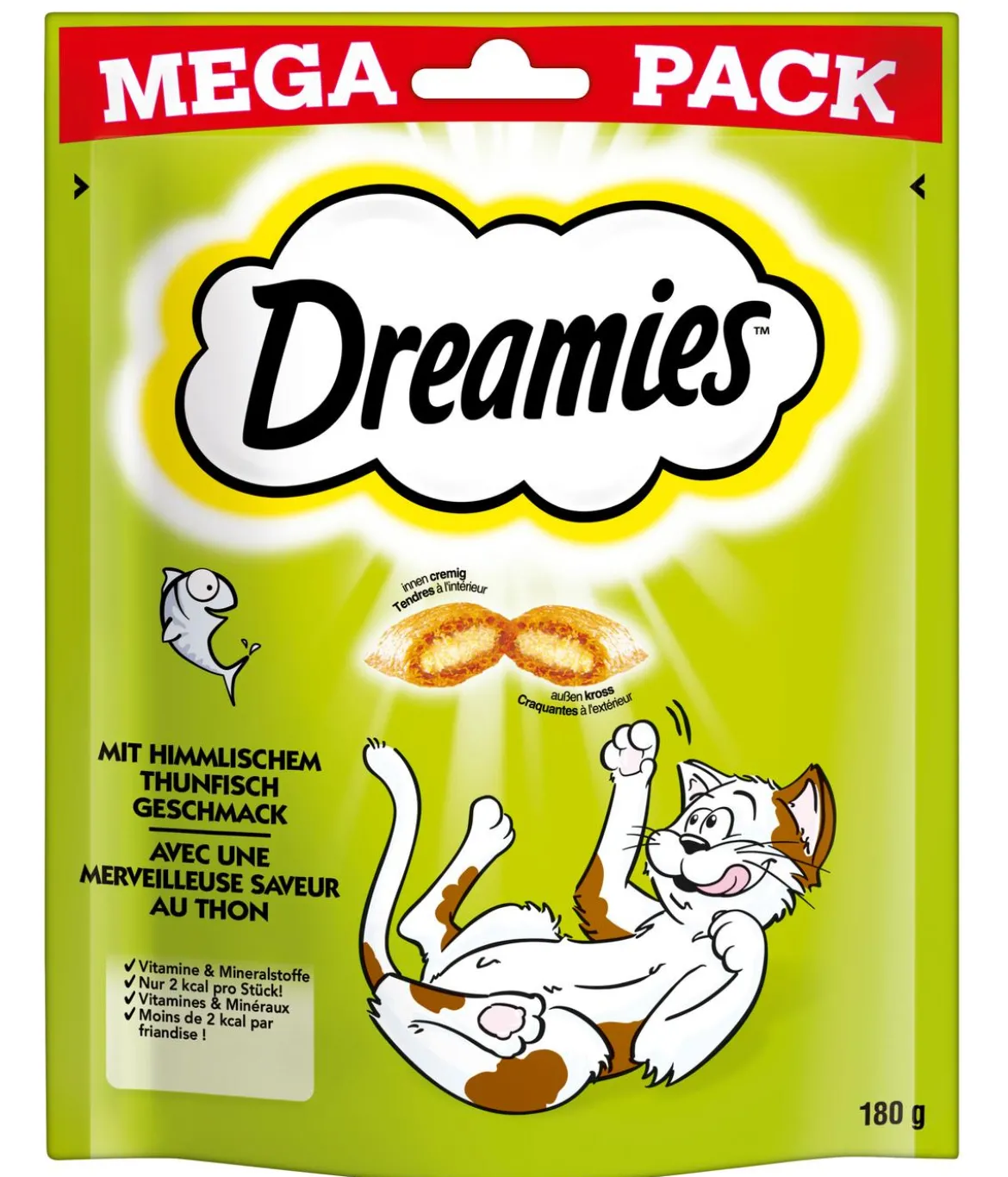 Dreamies™ Katzensnack, 4 x 180 g