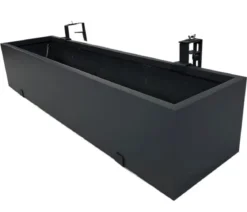 Eastwest Fiberglas-Balkonkasten Linea inkl. Halterung