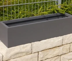 Eastwest Fiberglas-Blumenkasten Supremo, rechteckig