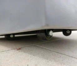 Eastwest Fiberglas-Pflanzkübel mit Pflanzenroller, rechteckig