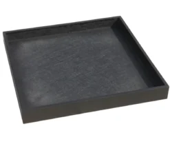 Eastwest Fiberglas-Untersetzer Bassin, quadratisch