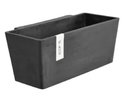 Ecopots Kunststoff-Kasten Manhattan Wall mit Wassersystem, rechteckig