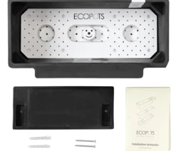 Ecopots Kunststoff-Kasten Manhattan Wall mit Wassersystem, rechteckig
