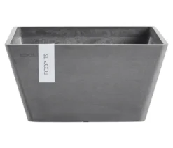 Ecopots Kunststoff-Topf Berlin, quadratisch