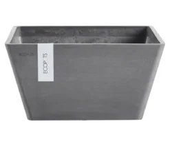 Ecopots Kunststoff-Topf Berlin, quadratisch