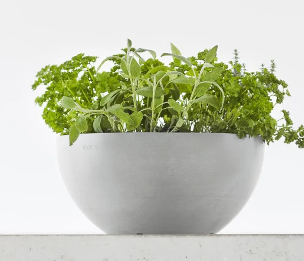 Ecopots Kunststoff-Topf Brussels, rund