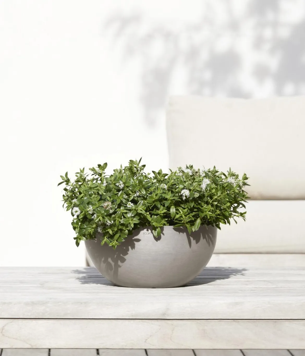 Ecopots Kunststoff-Topf Brussels, rund