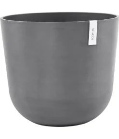 Ecopots Kunststoff-Topf Oslo mit Wassersystem, rund