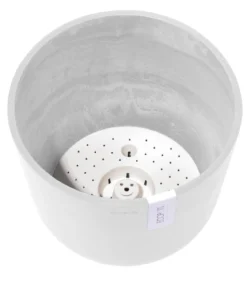 Ecopots Kunststoff-Topf Oslo mit Wassersystem, rund