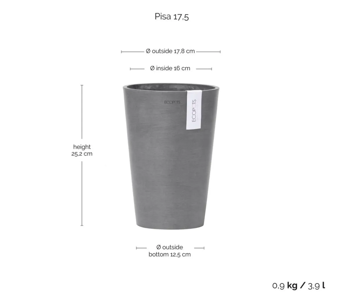 Ecopots Kunststoff-Topf Pisa