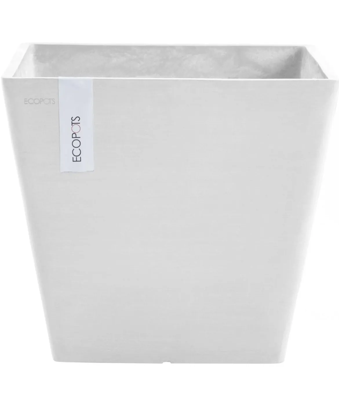 Ecopots Kunststoff-Topf Rotterdam, quadratisch