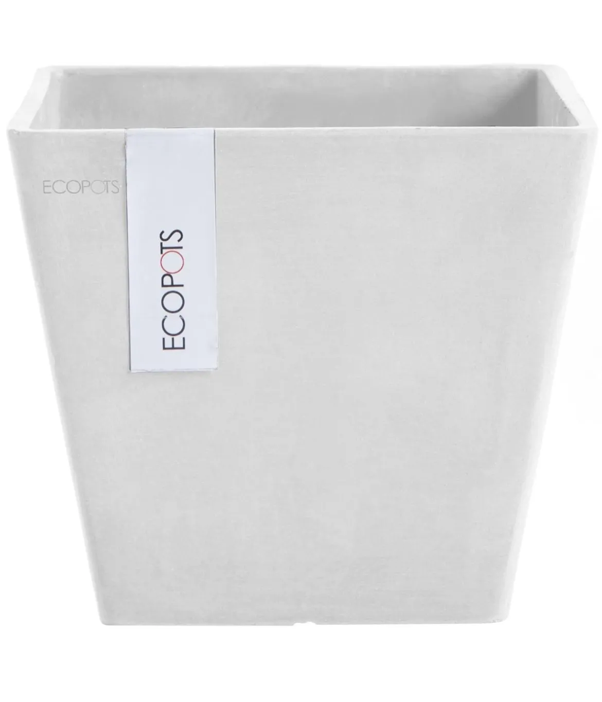 Ecopots Kunststoff-Topf Rotterdam, quadratisch