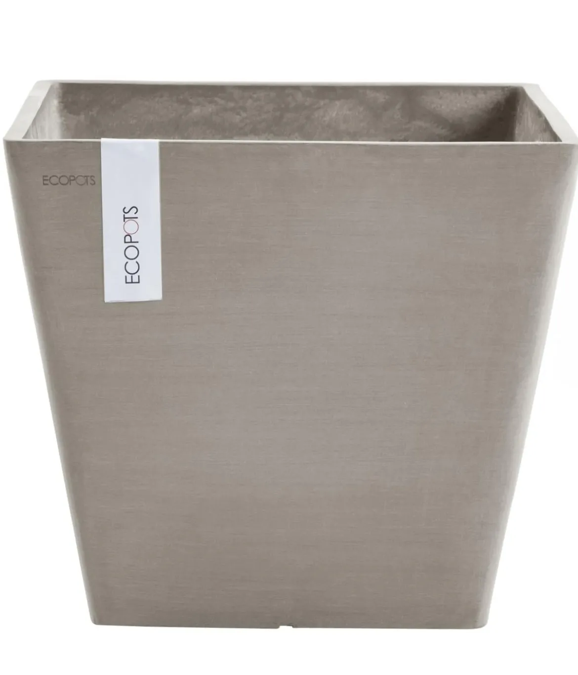 Ecopots Kunststoff-Topf Rotterdam, quadratisch