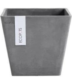 Ecopots Kunststoff-Topf Rotterdam, quadratisch