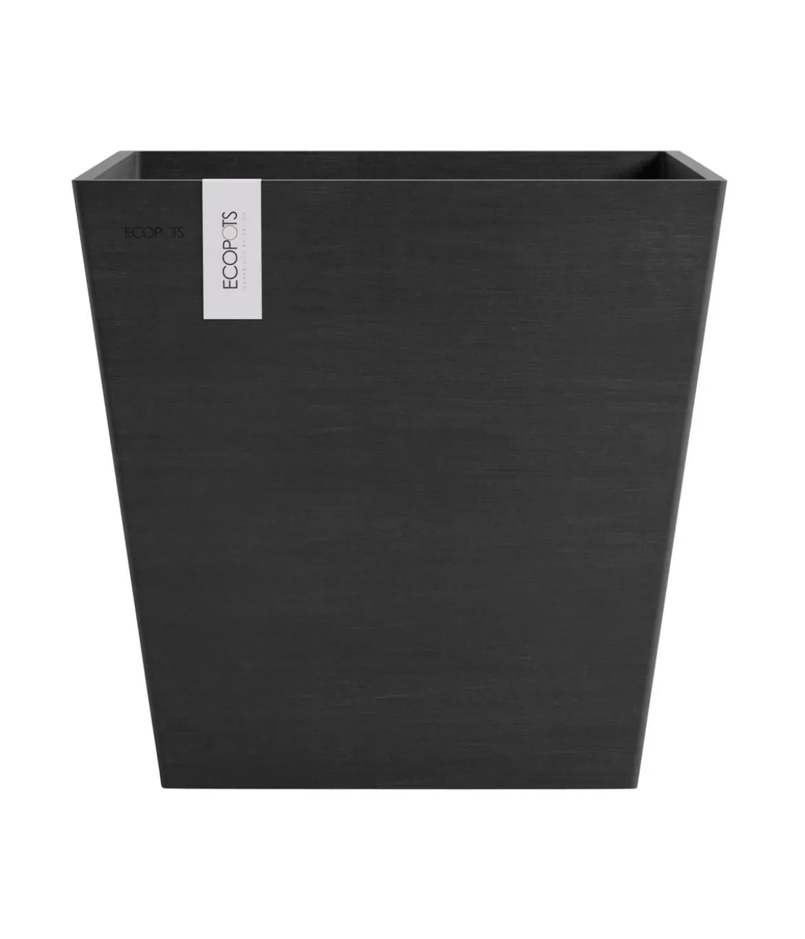Ecopots Kunststoff-Topf Rotterdam mit Wassersystem, quadratisch