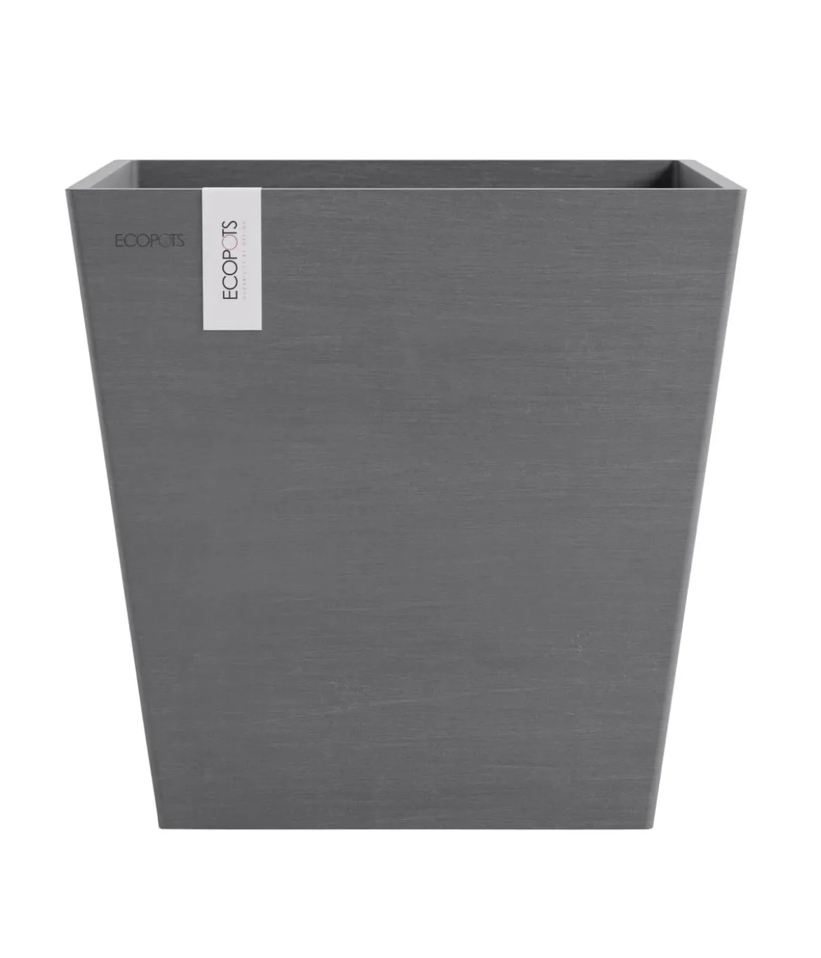 Ecopots Kunststoff-Topf Rotterdam mit Wassersystem, quadratisch