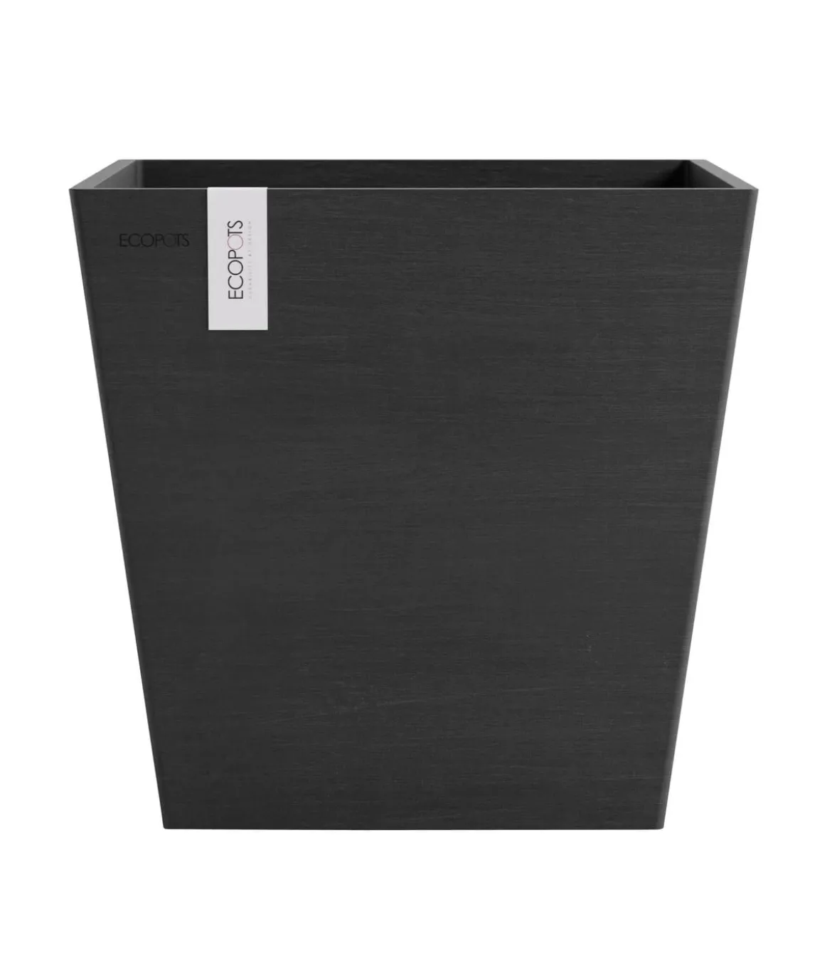 Ecopots Kunststoff-Topf Rotterdam mit Wassersystem, quadratisch