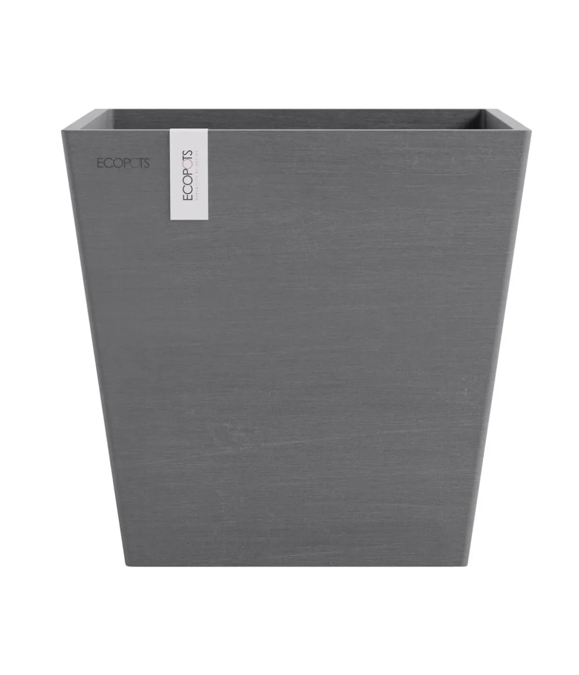 Ecopots Kunststoff-Topf Rotterdam mit Wassersystem, quadratisch