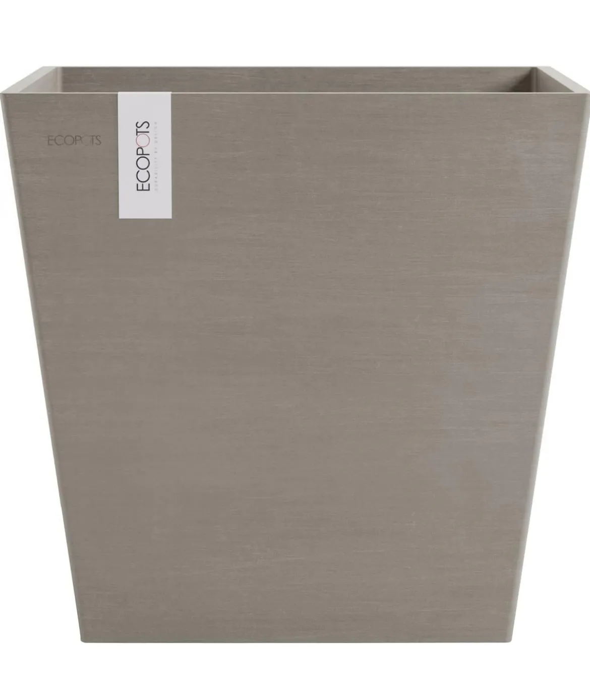 Ecopots Kunststoff-Topf Rotterdam mit Wassersystem, quadratisch
