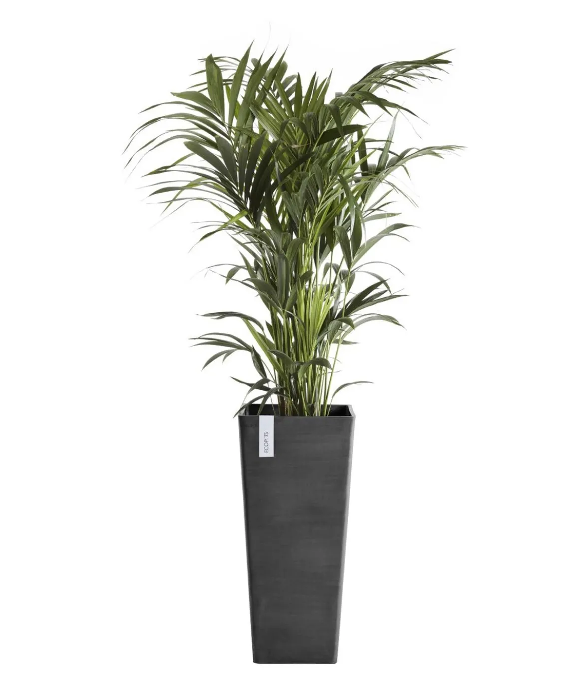 Ecopots Kunststoff-Topf Rotterdam Hoch, quadratisch
