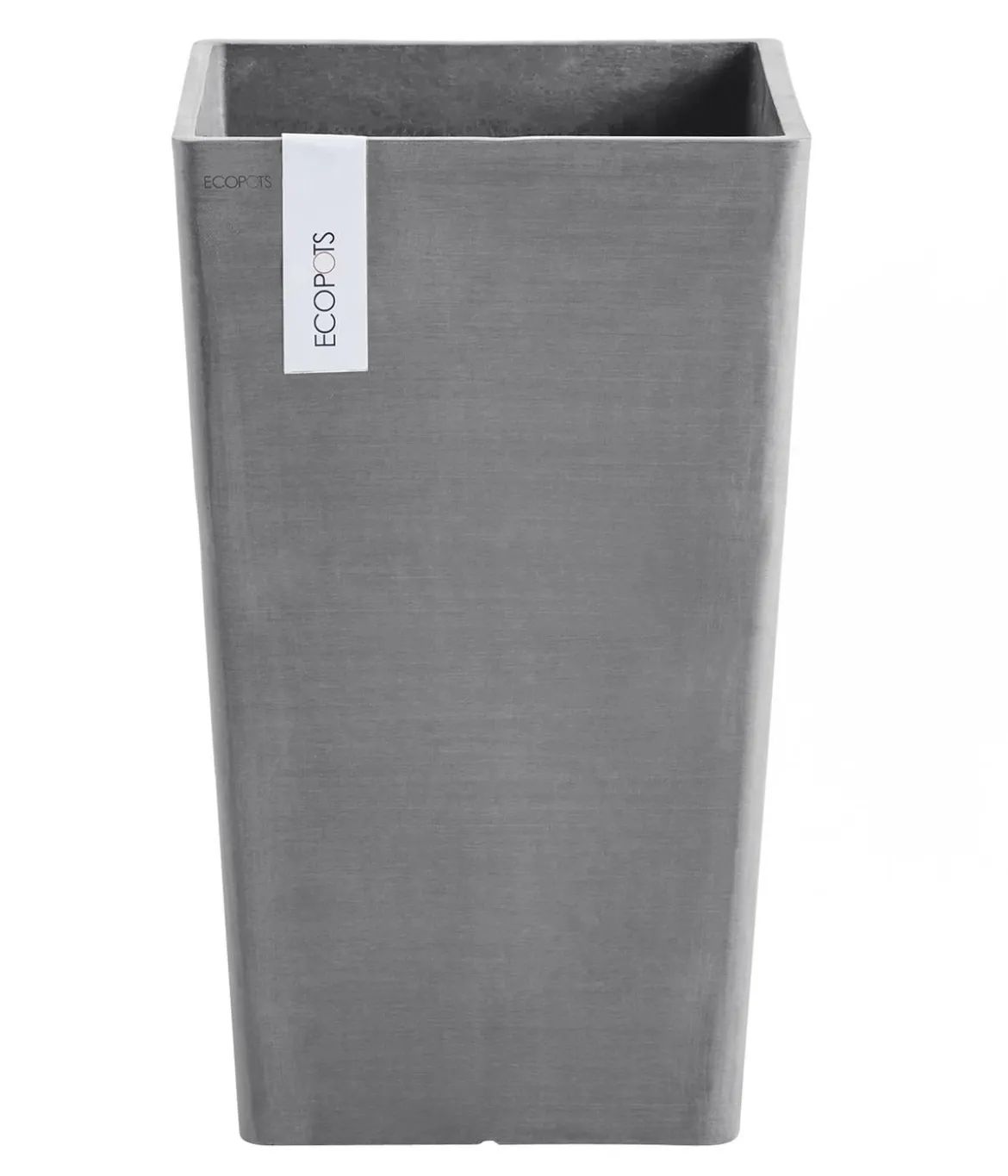 Ecopots Kunststoff-Topf Rotterdam Hoch, quadratisch