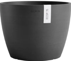 Ecopots Kunststoff-Topf Stockholm, rund