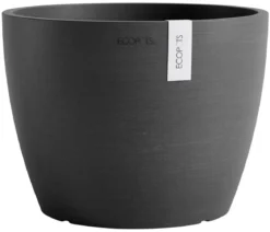 Ecopots Kunststoff-Topf Stockholm, rund