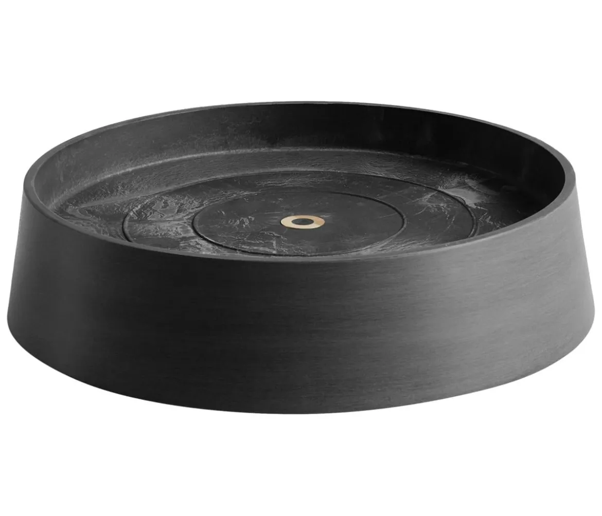 Ecopots Kunststoff-Untersetzer Oslo, rund, mit Rollen