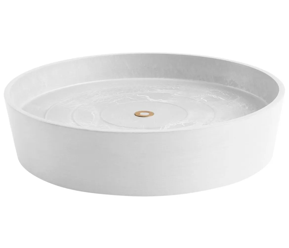 Ecopots Kunststoff-Untersetzer Amsterdam, rund, mit Rollen