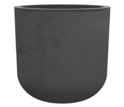 EDA Kunststoff-Topf Basalt Up, rund