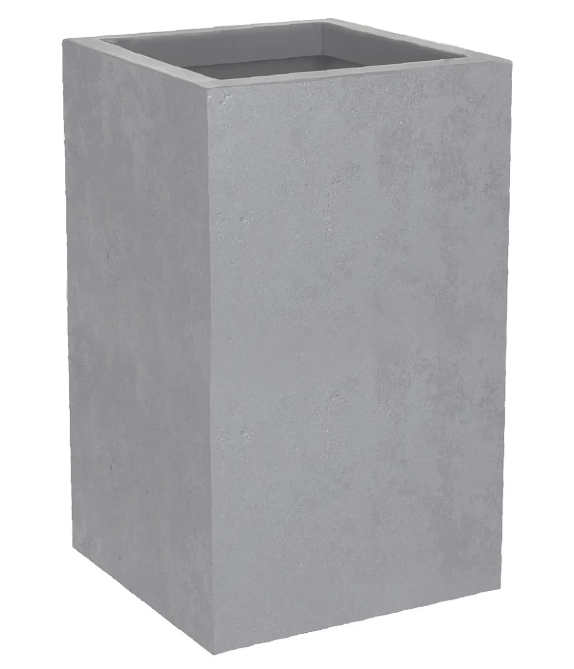 EDA Kunststoff-Topf Basalt Up, quadratisch, ca. B30/H50/T30 cm