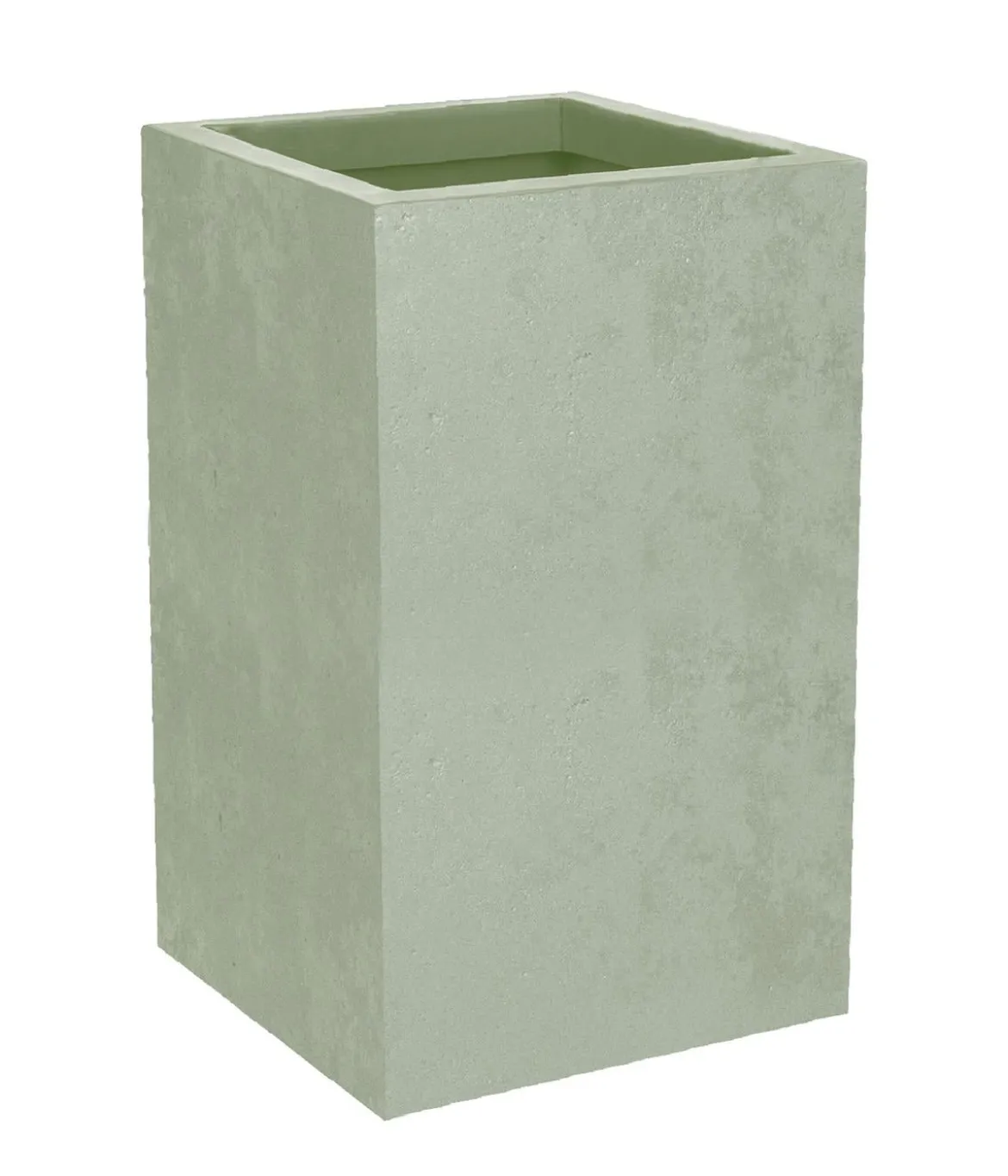 EDA Kunststoff-Topf Basalt Up, quadratisch, ca. B30/H50/T30 cm